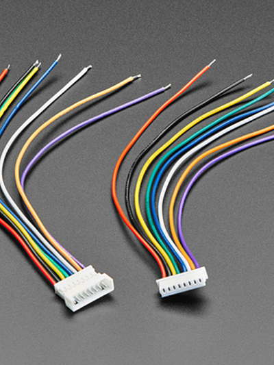 1.25mm Pitch 8-pin Cable Matching Pair - 10 cm long