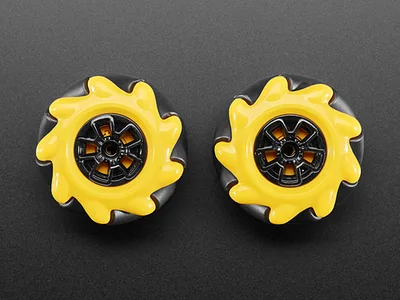 Left & Right Mecanum Wheel Pair - 48mm Diameter