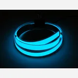 Aqua Electroluminescent (EL) Tape Strip - 100cm w/two connectors - Image 2