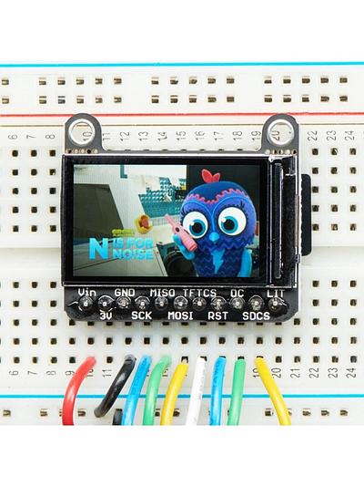 Adafruit 1.14 240x135 Color TFT Display + MicroSD Card Breakout - ST7789