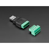 USB-A Male Plug to 5-pin Terminal Block - Image 2
