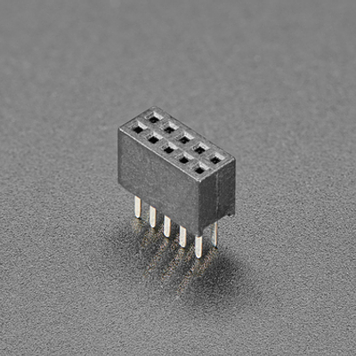 0.05" Pitch Thru-Hole Female Socket Header 2x5 10-pin