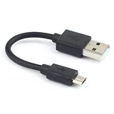 USB A to microB cable - Black - 25cm - Image 5