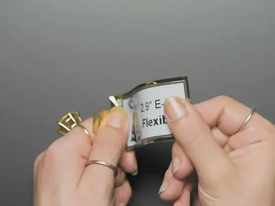 2.9" Flexible 296x128 Monochrome eInk / ePaper Display