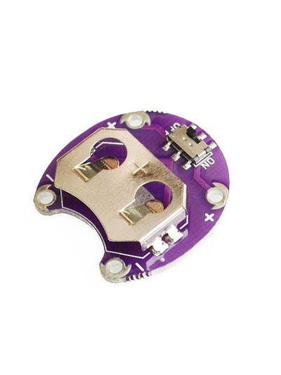E-Textiles Battery Holder with Switch