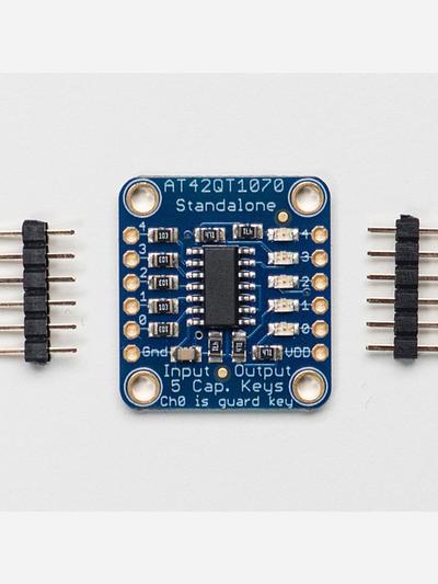 Standalone 5-Pad Capacitive Touch Sensor Breakout - AT42QT1070