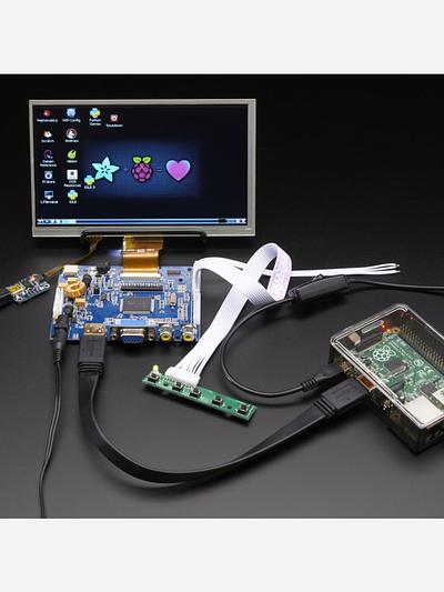 HDMI 4 Pi: 7 Display  Audio 1024x600 w/Touchscreen