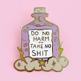 Do No Harm Take No Shit Lapel Pin - Image 5