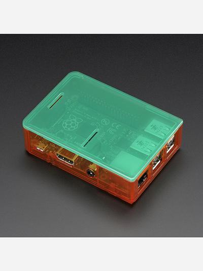 Pi Model B+ / Pi 2 / Pi 3 Case Base - Orange