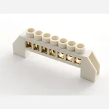Power Distribution Bus - 7 x 6mm diameter solid brass - Image 2