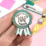 Professional Nap Taker Award Lapel Pin - Image 1