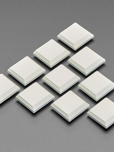 Kailh CHOC Slim Key Caps - Milky White - 10 pack
