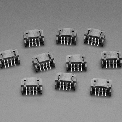JST PH 4-pin Horizontal Connector (10-pack)