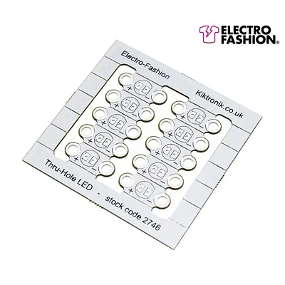 Electro-Fashion, Sewable 5mm LED Holder, pack of 10