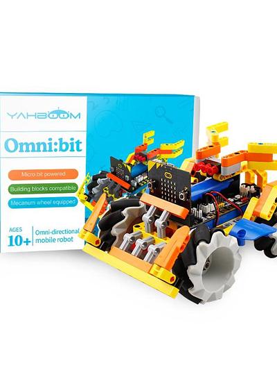 Omni:bit smart robot car with Mecanum Wheel parts kit