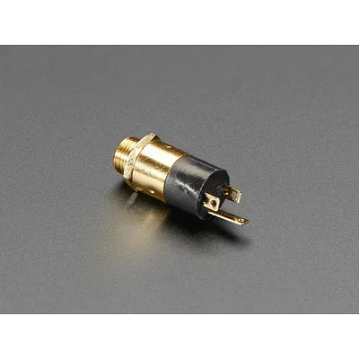 Panel Mount 1/8 (3.5mm) TRS Jack Connector