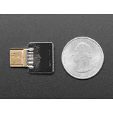 DIY HDMI Cable Parts - Straight Mini HDMI Plug Adapter - Image 2