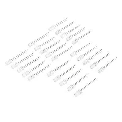 LED - Red with Resistor 5mm (25 pack)