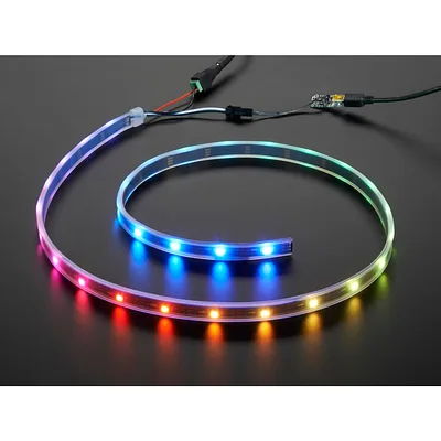 Adafruit NeoPixel LED Strip Starter Pack - 30 LED meter - Black