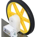 120:1 Mini Plastic Gearmotor, Offset 3mm D-Shaft Output - Image 9