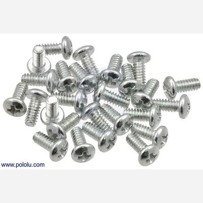 Machine Screw: #4-40, 1/4 Length, Phillips (25-pack)
