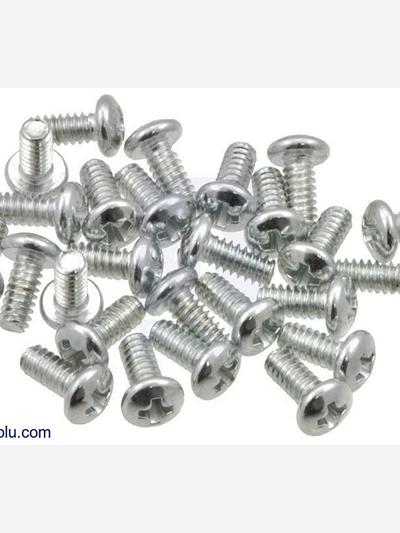 Machine Screw: #4-40, 1/4 Length, Phillips (25-pack)