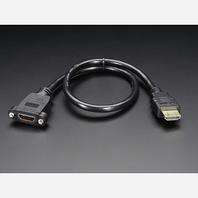 Panel mount HDMI Cable - 40 cm