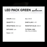 LED - Basic Green 5mm (25 pack) - Image 2