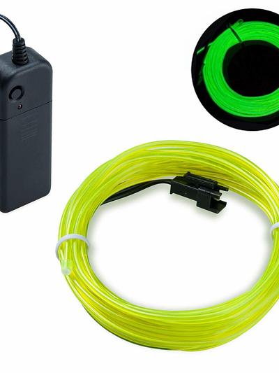 EL Wire - Fluorescent  Green 5m With Inverter