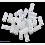 Nylon Spacer: 10mm Length, 5mm OD, 3.3mm ID (25-Pack) - Image 1