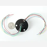 Slip Ring with Flange - 22mm diameter, 6 wires, max 240V @ 2A - Image 5