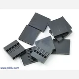 0.1 (2.54mm) Crimp Connector Housing: 1x5-Pin 10-Pack - Image 1