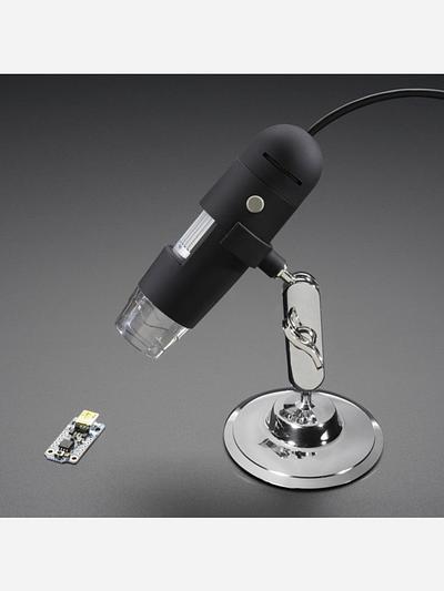 USB Microscope - 5MP interpolated 220x magnification / 8 LEDs