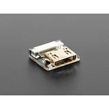 DIY HDMI Cable Parts - Straight Mini HDMI Socket Adapter - Image 2