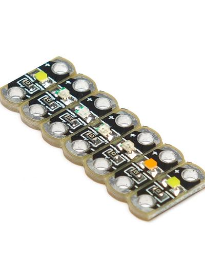 E-Textiles Rainbow 7 LEDs (6 colours)