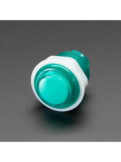 Mini LED Arcade Button - 24mm Green