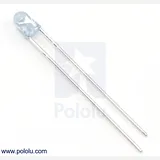 T1 (3mm) Blue LED with Light Blue Diffused Lens - Image 2