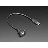 Snap-In Panel Mount Cable - USB A Extension Cable - Image 2