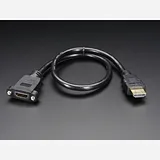Panel mount HDMI Cable - 40 cm - Image 2