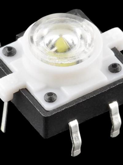 LED Tactile Button - White