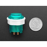 Mini LED Arcade Button - 24mm Green - Image 3