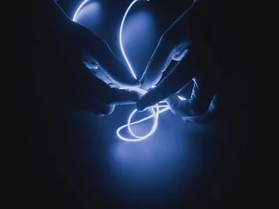 nOOds - Flexible LED Filament - 24V 1.2m long - Blue