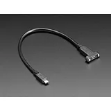 Panel Mount Cable USB C to Micro B Male - 30cm - Image 1