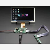 HDMI 4 Pi: 7 Display no Touchscreen 1024x600 w/ Mini Driver - Image 1