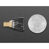 DIY HDMI Cable Parts - Straight Micro HDMI Plug Adapter - Image 3