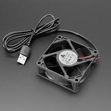 5V Square USB Fan - 7 cm - Image 1