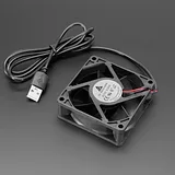 5V Square USB Fan - 7 cm - Image 1