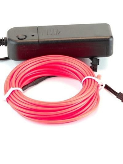 EL Wire - Red 5m With Inverter