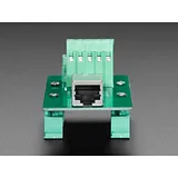 DIN Rail RJ-45 To Terminal Block Adapter - Right Angle Jack - Image 2