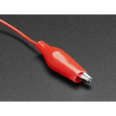Small Alligator Clip to Male Jumper Wire Bundle - 6 Pieces